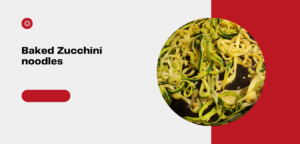 Stir Fried Zucchini noodles