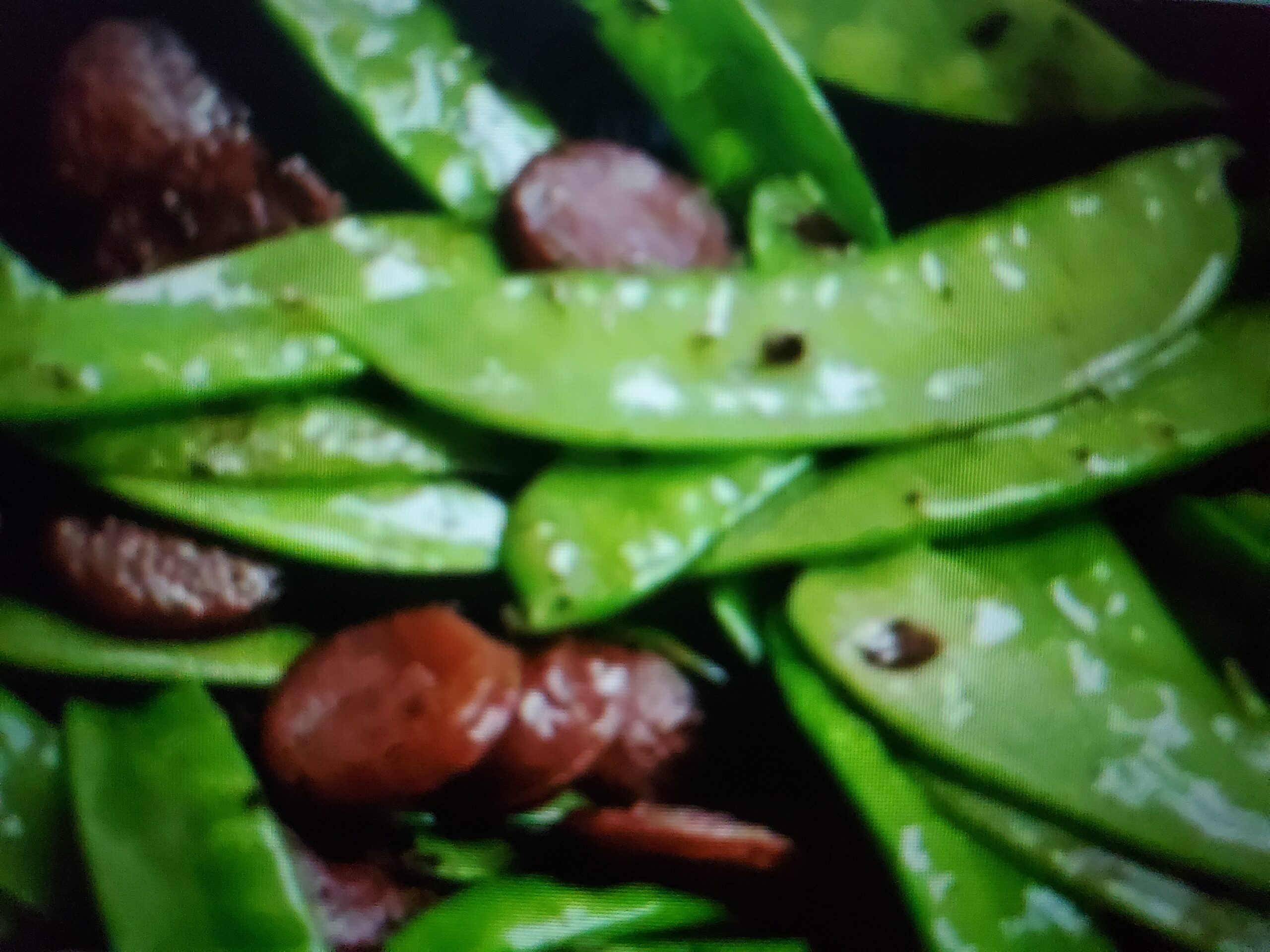 Snow peas Chinese Sausage Recipe